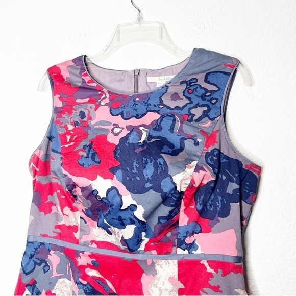 Boden Watercolor Abstract Shift Fitted Sleeveless Dress WH483 - Picture 2 of 12